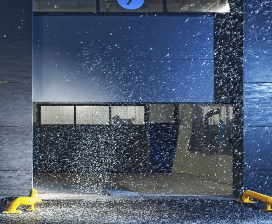 Панорамные ворота AluTherm в Баксане