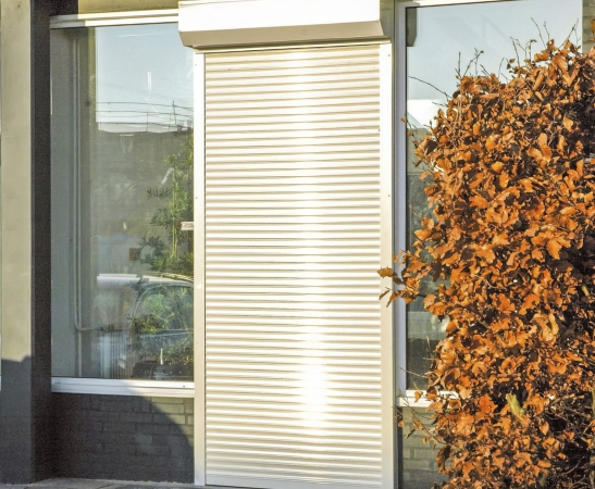 Рольставни на двери в Баксане