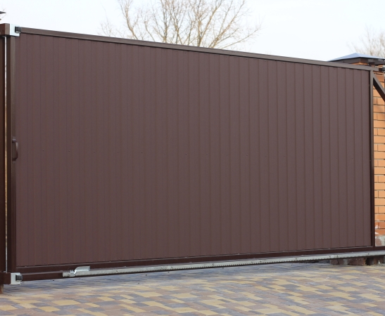 Откатные ворота в Баксане