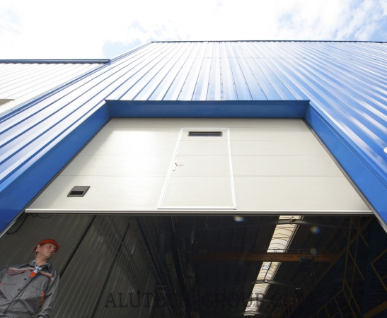 Промышленные ворота Алютех Protrend в Баксане